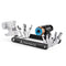Kadacha 20-in-1 Bicycle Multifunction Tool with CO2 Inflator - Compact and Lightweight Multitool Kit for Road and Mountain Bikes - Includes Hex, Torx, Screwdriver and Chain Tool.