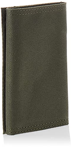 Timberland Men's Nylon Trifold Wallet, Olive, One Size