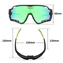 EnzoDate Cycling Polarized Goggles with 3 Lenses for Mountain Bike ATV Outdoor Sports Sunglasses MTB Eyewear