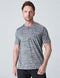 3 Pack: Mens Polo Shirts, Business Casual Golf Henley Work Shirts for Men, Collarless Short Sleeve Stylish Athletic Tshirts, Heather Gray/Navy/Black, 5X-Large