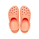 Crocs Womens Classic Platform Clog, Papaya, 5