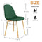 Higliocas Dining Chairs Velvet Accent Chair: Modern Dining Chairs Set of 4 in Dining Room and Kitchen Room