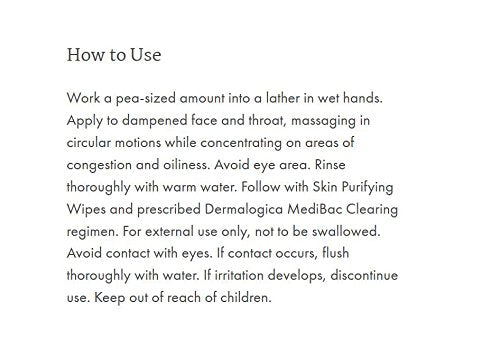 Dermalogica Clearing Skin Wash, 16.9 Fluid Ounce