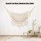 Hammock Chair, Large Hanging Chair, Soft Cotton Rope Swing Chair with High Load-Bearing Metal Rod,Indoor Outdoor Garden Yard Living Room,Max 150kg