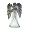 Gifts 4 All Occasions Limited SHATCHI-1017 Novelty 21cm LED Light Up Angel Colour Changing Lights Christmas Xmas Home Decoration Gifts Present, Multi