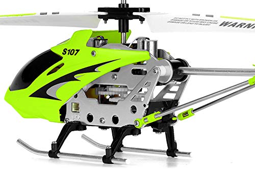 Syma S107G 3 Channel RC Radio Remote Control Helicopter with Gyro - Green