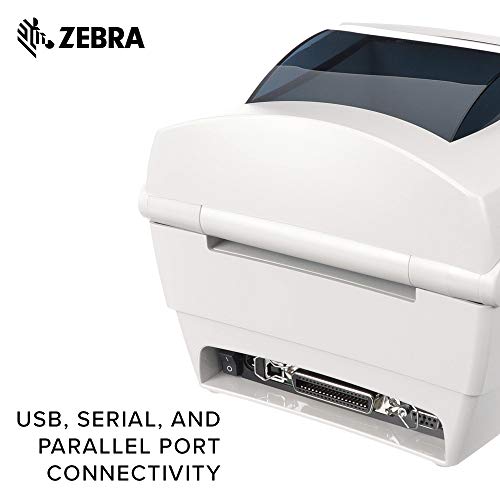 Zebra GC420t Monochrome Desktop Direct Thermal/Thermal Transfer Label Printer, 4"/s Print Speed, 203 dpi Print Resolution, 4.09" Print Width, 110-240V AC