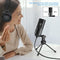USB Microphone,Fifine Metal Condenser Recording Microphone For Laptop MAC Or Windows Cardioid Studio Recording Vocals, Voice Overs,Streaming Broadcast And YouTube Videos.(669B)