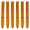 Laiaouay 6Pcs Snow and Sand Tent Stakes Pegs Aluminum Alloy U-Shaped Pegs Tent Nails for Camping Hiking Backpacking
