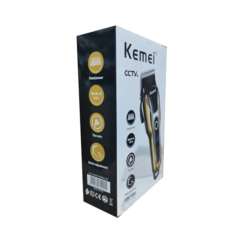 KEMEI Hair Clippers for Men Trimmer for Men Professional Hair Trimmer Beard Trimmer Barber Hair Cut Grooming Kit Machine Cordless Quiet.KM-1990