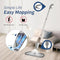 Spray Mop for Floor Cleaning, Microfiber Dust Hardwood Floor Mop, Wet Spray Mop for Wood Laminate Tile Vinyl Floor Home Kitchen Dry Flat Mop with 3 Washable Reusable Pads 1 Refillable Bottle