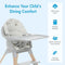 High Chair Seat Cushion Compatible with Stokke Clikk High Chair - Soft 100% Cotton Seat Pad for Stokke Clikk High Chair - Machine Washable