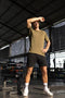 ZENGVEE 5 Pack Men's Workout Running Shirts Athletic Gym Tops Quick-Dry Moisture Wicking Breathable Sport Tee Crew Neck Short Sleeve T-Shirts for Outdoor Sportswear(510-Black Grey Green Navy Blue-XL)
