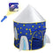 Yoobe Rocket Ship Play Tent - with BOUNS Space Torch Projector Indoor/Outdoor Children Playhouse