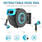 1/2"*100+5ft Garden Hose Reel Sheboren Automatic Retractable Hose Reel with Any Length Lock Wall Mount Watering Hose Reel 180°Swivel Bracket