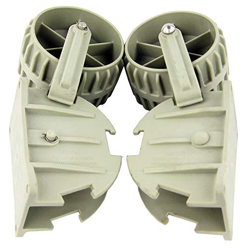 Marine Flip-up Retrackable Dinghy Wheels Pair Nylon Inflatable Boat Launching Wheels/Boat Dolly