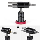 Handlebar End Plugs Multi Tools - Bar End Tool Includes Chain Tool, TORX T25, HEX 3/4/5mm - Bike Tool Kit for MTB/Road Bicycle (red)
