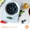 MasterChef Digital Kitchen Scale for Food Ounces and Grams, Portable Food Scale with LCD Display for Baking & Cooking, Made with Tempered Glass, Weighing Precision of 0.1oz, 11lb Weight Capacity