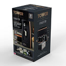 Tower T19031RG Cavaletto 3 in 1 Electric Can Opener with Knife Sharpener and Bottle Opener, Black and Rose Gold