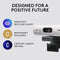 Logitech Brio 500 Full HD Webcam with Auto Light Correction, Show Mode, Dual Noise Reduction Mics, Webcam Privacy Cover, Works with Microsoft Teams, Google Meet, Zoom, USB-C Cable, Streaming - White