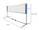 Centra 3m Tennis Volleyball Portable Beach Backyards Badminton Net