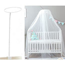 Baby Bed Canopy with Adjustable Clip-on Stand, Baby Crib Cot Net Tent, Hanging Dome Curtain Netting Mesh Bed Cover Net for Prevent Mosquito