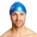 Zoggs Unisex Silicone Swimming Cap, Royal Blue, One Size UK