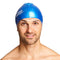 Zoggs Unisex Silicone Swimming Cap, Royal Blue, One Size UK