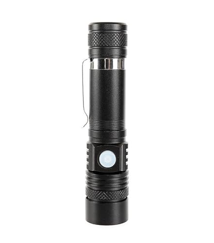 Led Torch Rechargeable 10000 Lumens, Tactical Torch with 5 Modes-Flashlight Waterproof Focus Zoomable Handheld Torches- Led Torch High Lumes Camping & Hiking Light