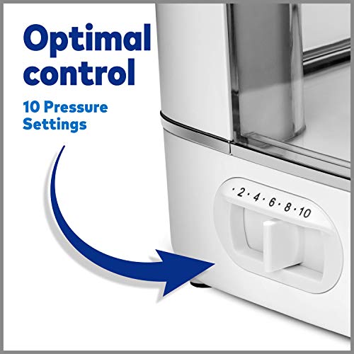 Waterpik ION Professional WF12 Rechargeable and Portable Cordless Water Flosser Teeth Cleaner - White