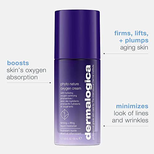 Dermalogica Phyto Nature Oxygen Cream 1.7 oz - Daily liquid moisturizer firms, lifts and revitalizes with hydrating oxygen-optimizing phytoactives
