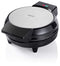 Bestron Waffle iron for classic heart waffles, waffle maker with baking basket and non-stick coating, 700 watts, colour: black