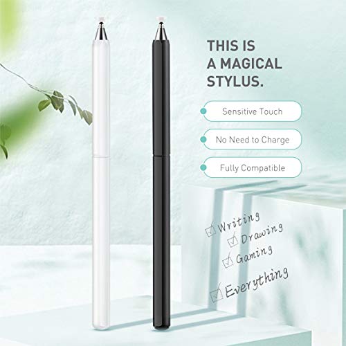 Stylus Pens for Touch Screens, Universal Styli Sensitive & Precision Capacitive Disc Tip Touch Screen Pen Stylus for iPhone/iPad/Pro/Samsung Tab A7/Galaxy/Tablet/Kindle/Computer/FireTablet