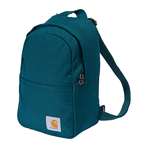Carhartt Mini Backpack, Everyday Essentials Daypack for Men and Women, Tidal, One Size