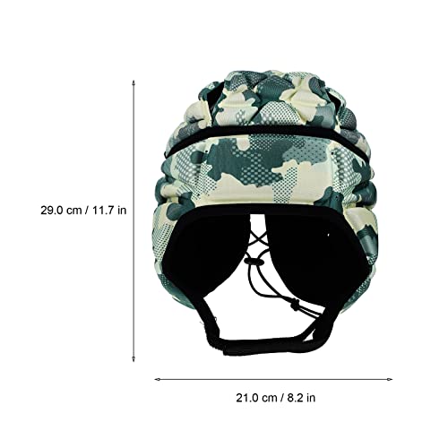 BESPORTBLE Soft Rugby Helmet: Scrum Cap Junior Kids Boys Headgear, 7v7 Rugby Helmet, Multi-Sports Padded Helmet, Football Helmet for Head Protection 1Pcs