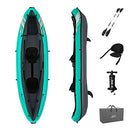 Bestway Hydro Force 2 Person Inflatable Kayak | Ventura Kayak Set with Hand Pump, Paddles and Storage Bag, Turquoise, 86 x 333 x 113 cm