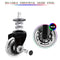 Gaming Chair Wheels - 2.5 inch Heavy Duty Caster Wheels(2200lbs),Mute Rolling Desk Chair Wheels Replacement (Set of 5)-Rubber Office Chair Wheels for Carpet, Wood Floors,Hardwood Floors