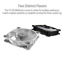 ASUS TUF Gaming TF120 ARGB Chassis Fan 3 Pack 3Pin Customizable LEDs, Advanced Fluid Dynamic Bearing, 120mm PWM Control, Anti-Vibration Pads, Double-Layer LED Array for Computer Case & Liquid Radiator