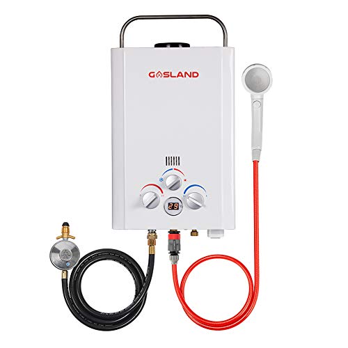 GASLAND Portable Gas Hot Water Heater Camping Instant Shower Outdoor RV 4WD