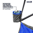 ENO Lounger Chair, Royal/Charcoal