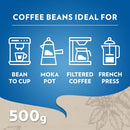 Lavazza Dek Decaffeinated Coffee Beans 500g