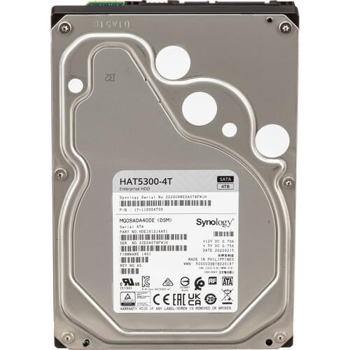 Synology HAT5300 4TB Internal Hard Disk Drive