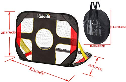Kidodo Soccer Goals for Backyard Kids Soccer Goal for Kids Pop Up Soccer Goal for Chidren Foldable and Portable Soccer Goal Net Outdoor Garden and Indoor Toy
