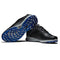 FootJoy Men's Stratos Golf Shoe, Black/Blue Jay, 10.5