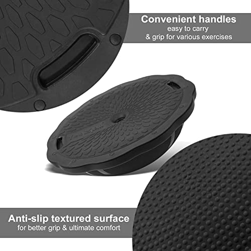 Yes4All SJ31 Ab Twister Board, New Generation of Waist Twisting Disc, Twist Board, Twisting Stepper for Aerobic Exercise, Full Body Toning Workout, Noise-Free, 2pcs in a Box