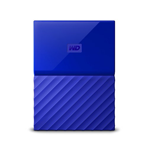 WD 2TB Blue My Passport Portable Hard Drive - USB3.0 - WDBYFT0020BBL-WESN
