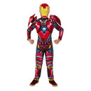 Marvel Boys Avengers Mech Strike Monster Hunters Costume Dress Up Youth Choose Iron Man Hulk Spiderman Super Hero (Iron Man, Medium)