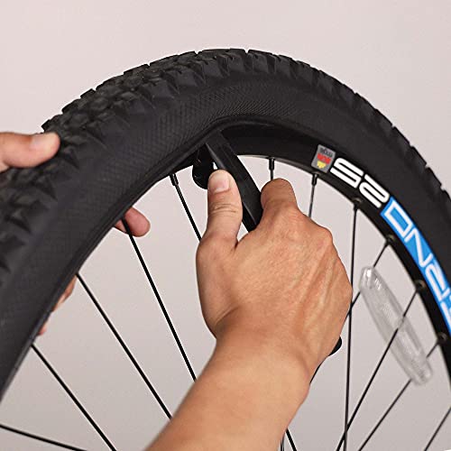 VENZO Bike Bicycle Road Mountain BMX 2 in 1 Pro Ergonomic Handle Plastic Tyre Tire Repair Changing Removal Levers Tool Set