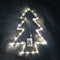 SHATCHI Christmas Tree Silhouette LED Hemp Rope Lights Xmas Decoration Battery Operated Holiday Garden Home Wall Room Hanging Décor