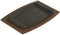 Lodge Cast Iron Rectangular Griddle, 11.56" x 7.75", 11.56", Black